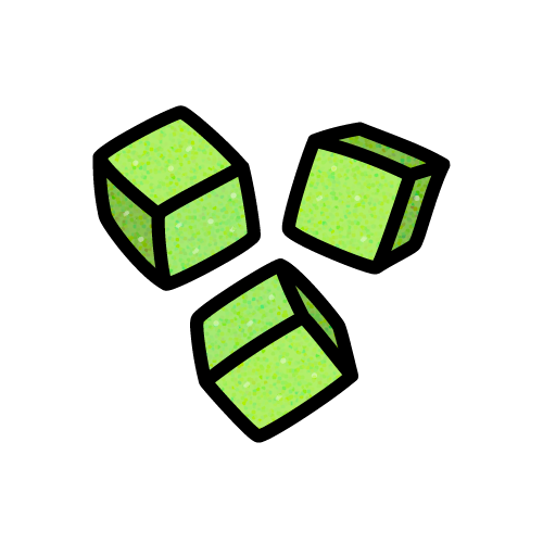 Pick 'n' Mix - Sour Apple Cubes