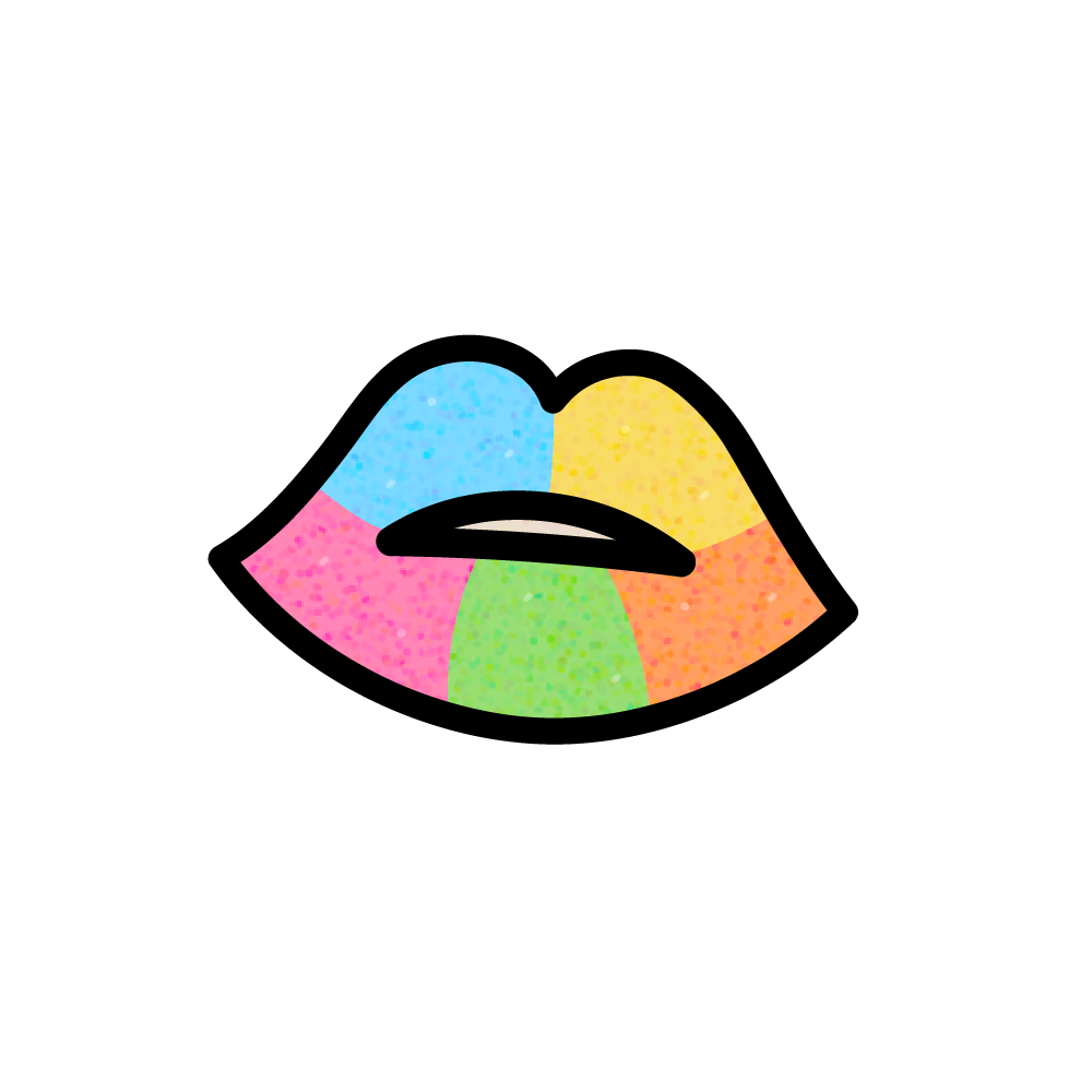 Pick 'n' Mix - Multicolour Sour Lips