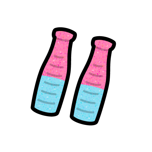 Pick 'n' Mix - Large Fizzy Bubblegum Bottles