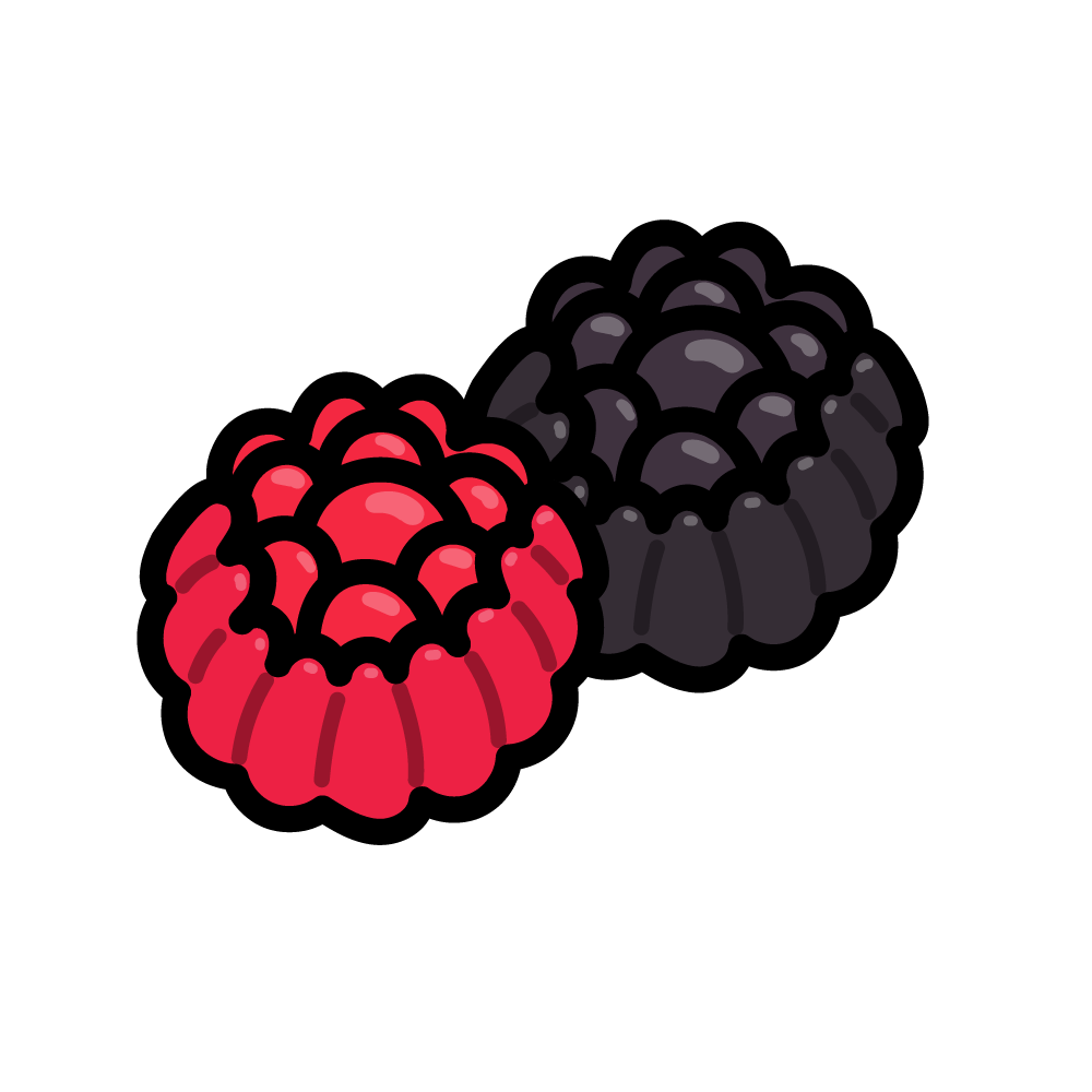 Pick 'n' Mix - Giant Blackberries & Raspberries