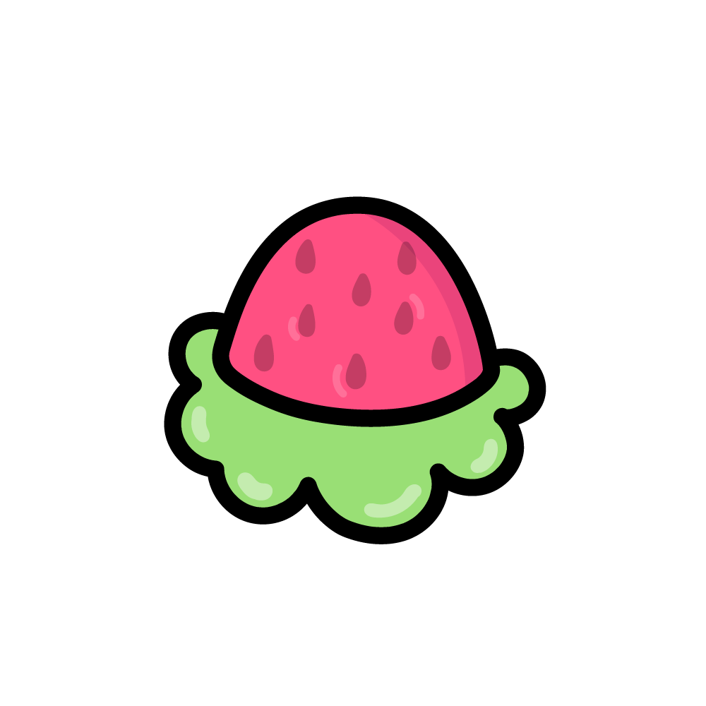 Pick 'n' Mix - Green & Red Jelly Filled Strawberries